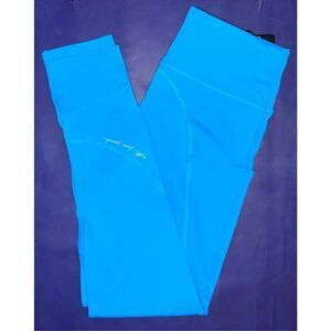 Peach Bright Blue Signature Leggings